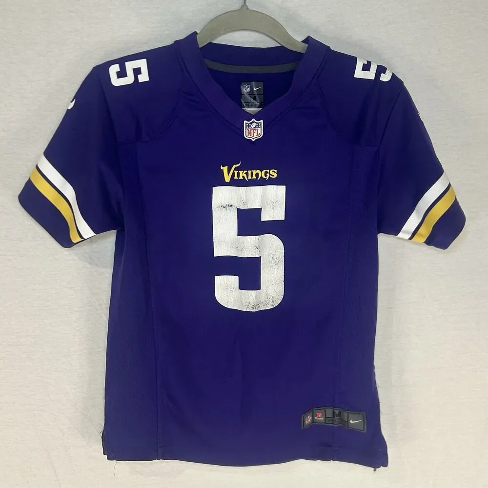Minnesota Vikings Teddy Bridgewater #5 NIKE ON Field Jersey YOUTH Medium